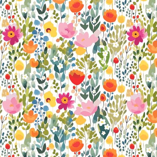 Braun & Company Servietten 33x33 cm 20 Stück 3-lagig | Blumenmotiv Wiesenmotiv Wildblumen | romantische Sommerwiese Blumenwiese & Servietten Blumen und Wiese (1211-26022)