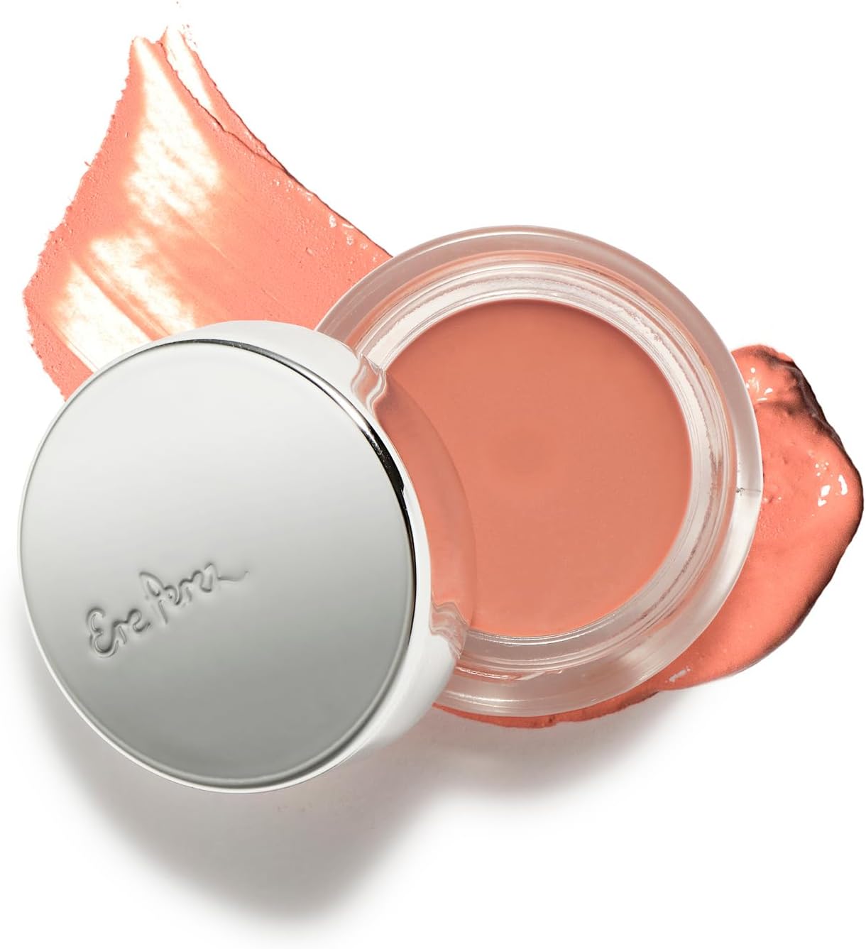 Ere Perez - Natural Carrot Color Pot | For Lips + Cheeks | Buildable, Blendable, Creamy, Vibrant, Satin Finish | Cacao Butter, Avocado + Castor Seed Oil | Vegan, Cruelty-Free, Clean Beauty (Harmony)