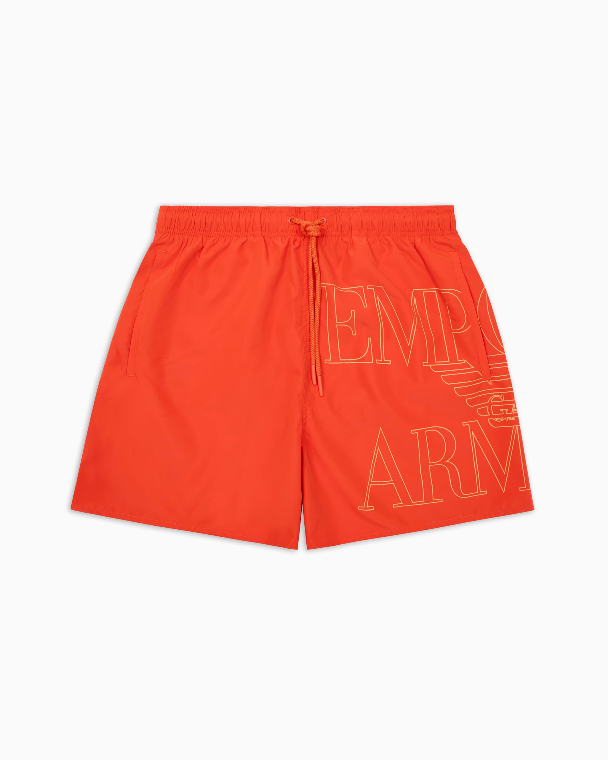 Emporio Armani Herren Red.com Mid Boxer Badehose,