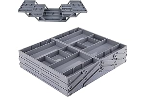 2/3 Tier Drawer Organizer: Declutter Your Workspace with Expandable Storage