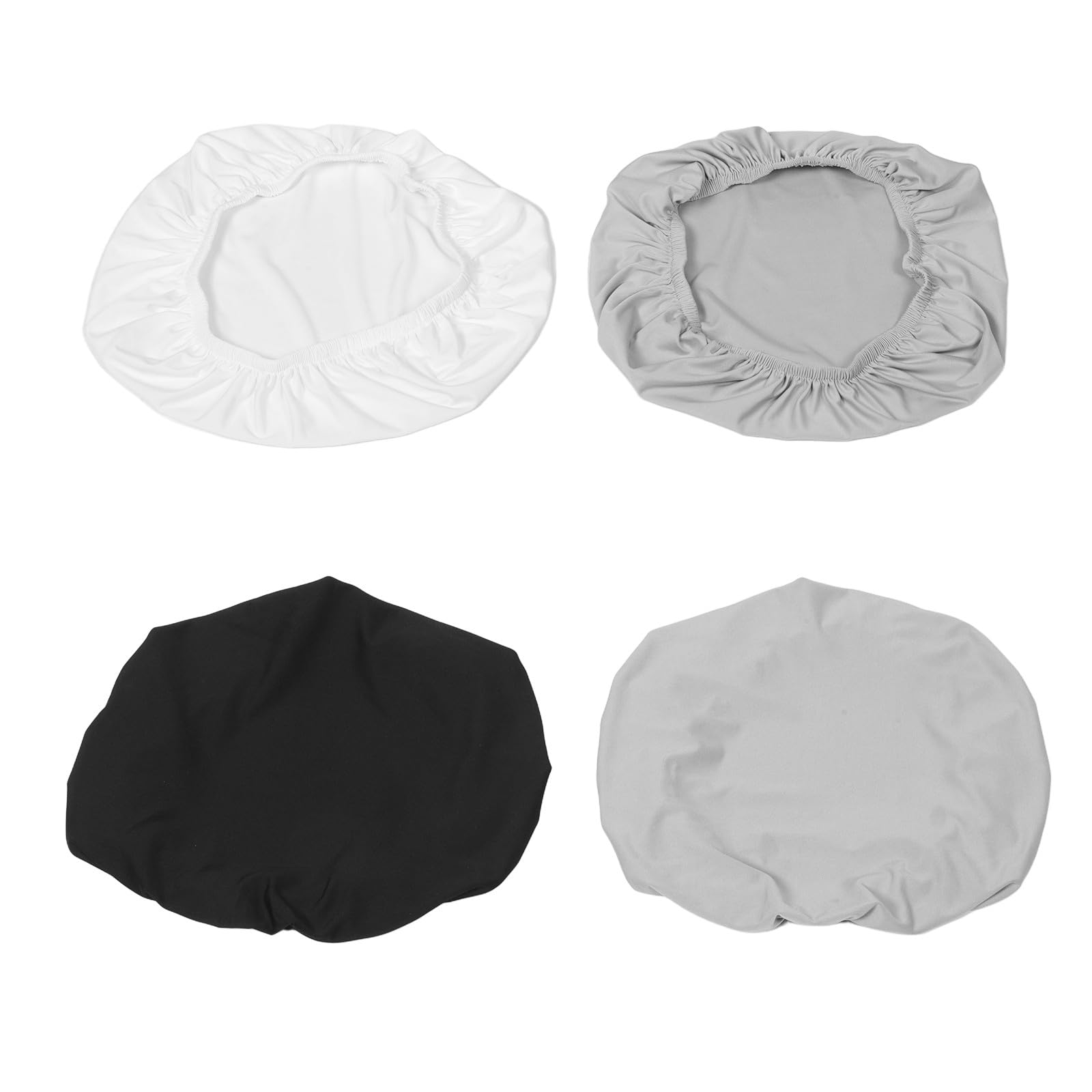 Fundas elásticas de poliéster minkissy para tapa y tanque de inodoro juego de 4 piezas para baño