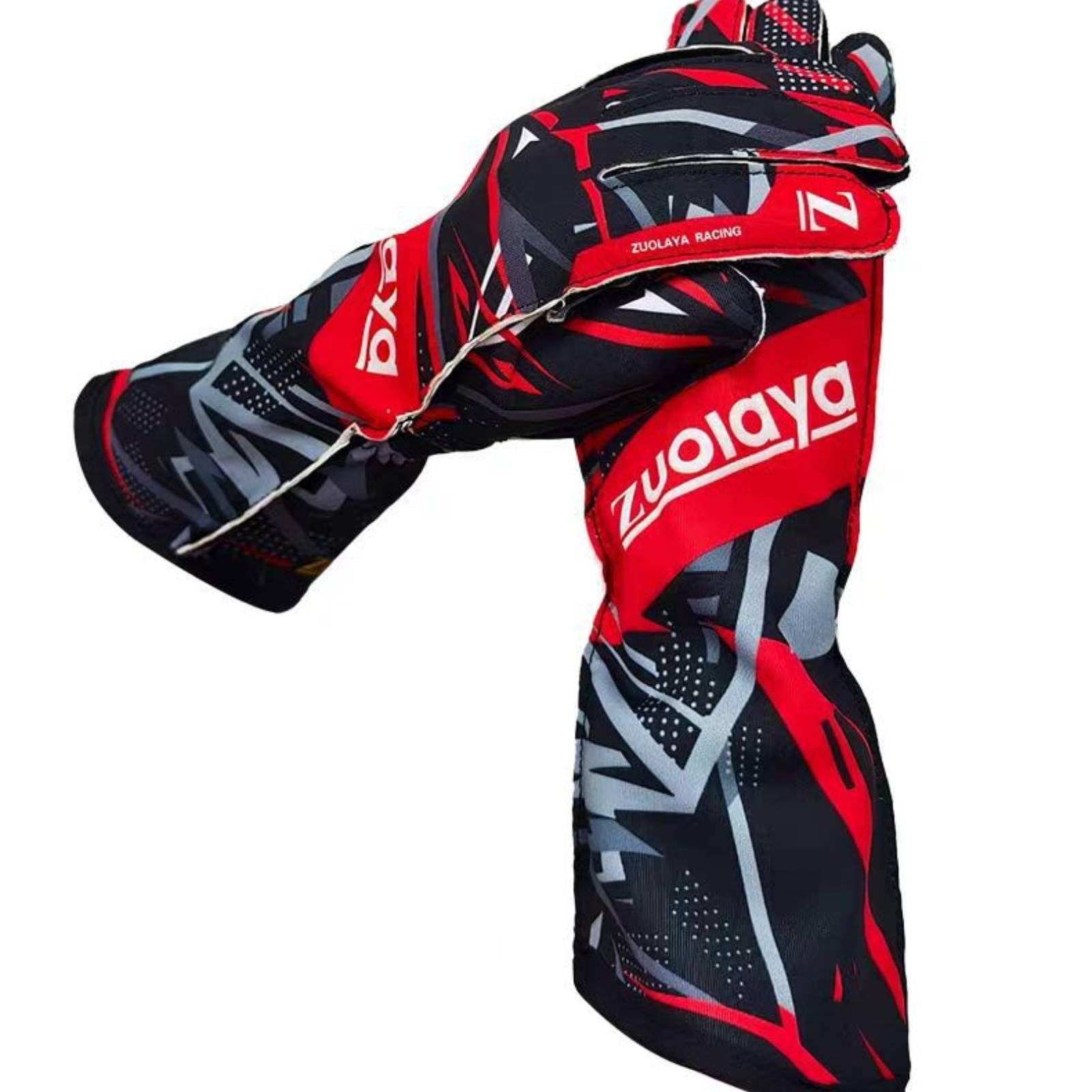 predolo Gants Karting Grip Silicone Gant Karting Imprimé Géométrique Gant Course