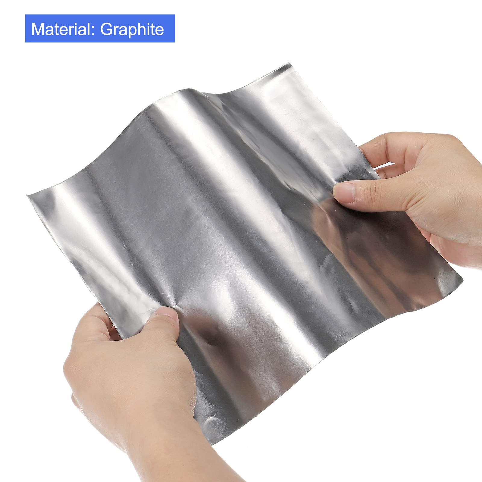 PATIKIL Graphite Flexible Feuille Joint Feuille Graphite Feuille Feuilles Graphite Papier 250x200x0.1mm, Paquet de 3