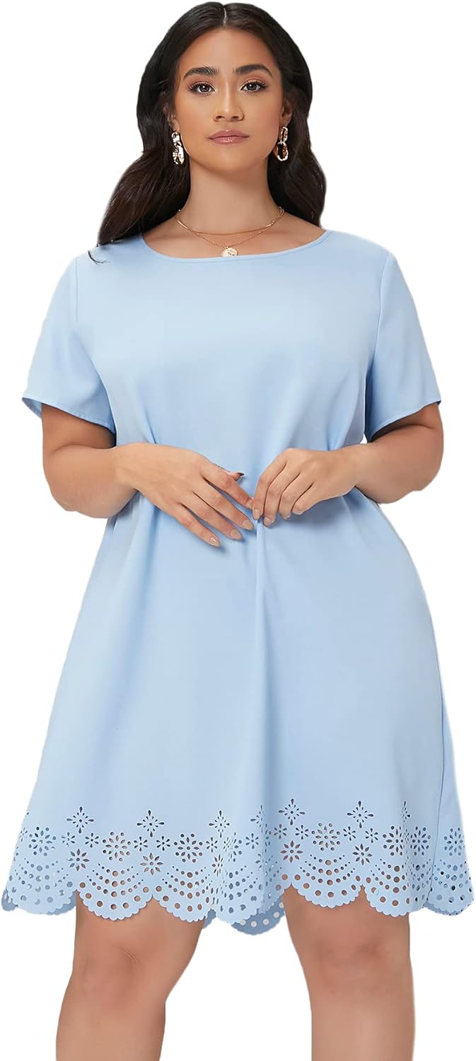 Scalloped dress amazon Clearance