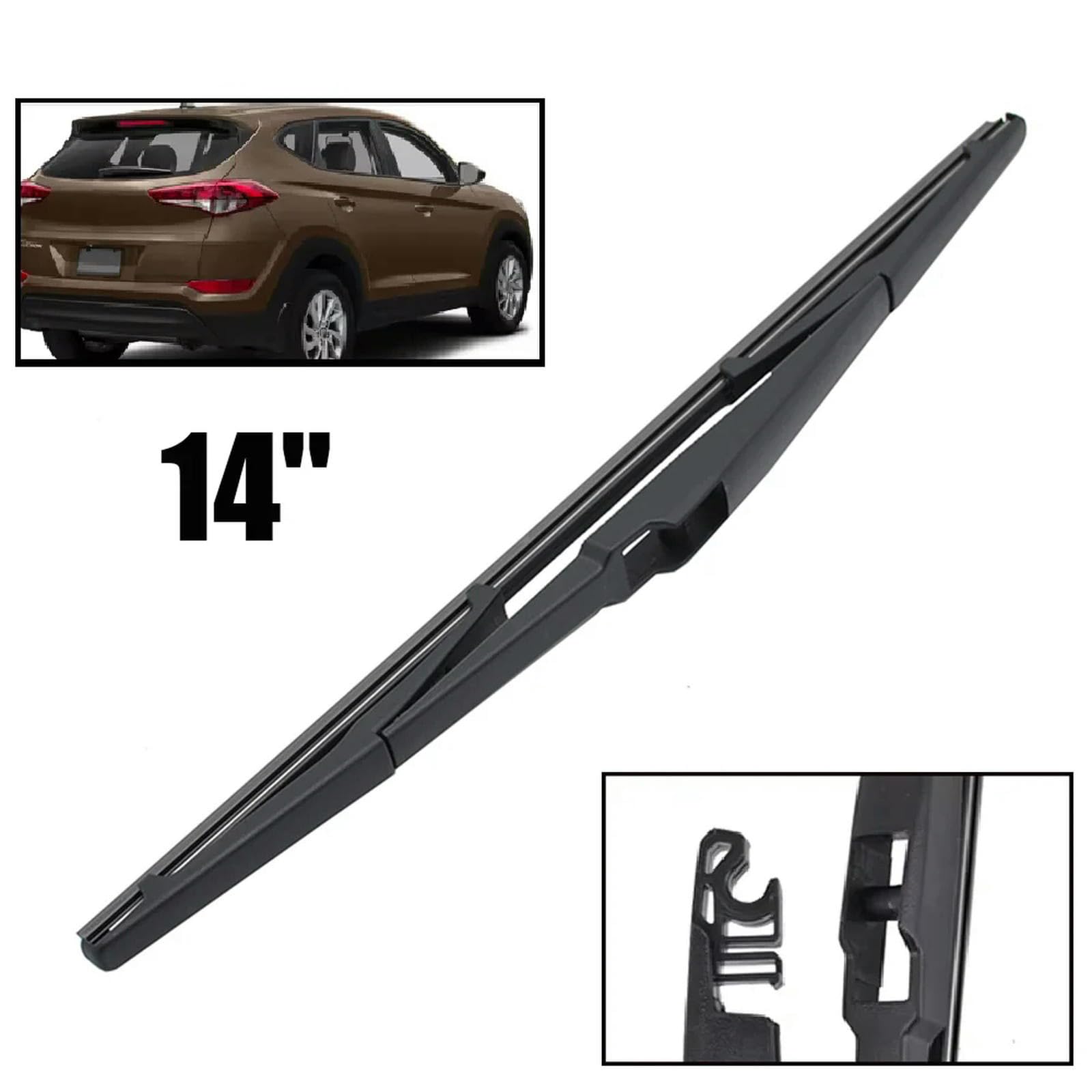 Spazzola tergicristallo Posteriore da 14", per Hyundai Tucson 2015-2020