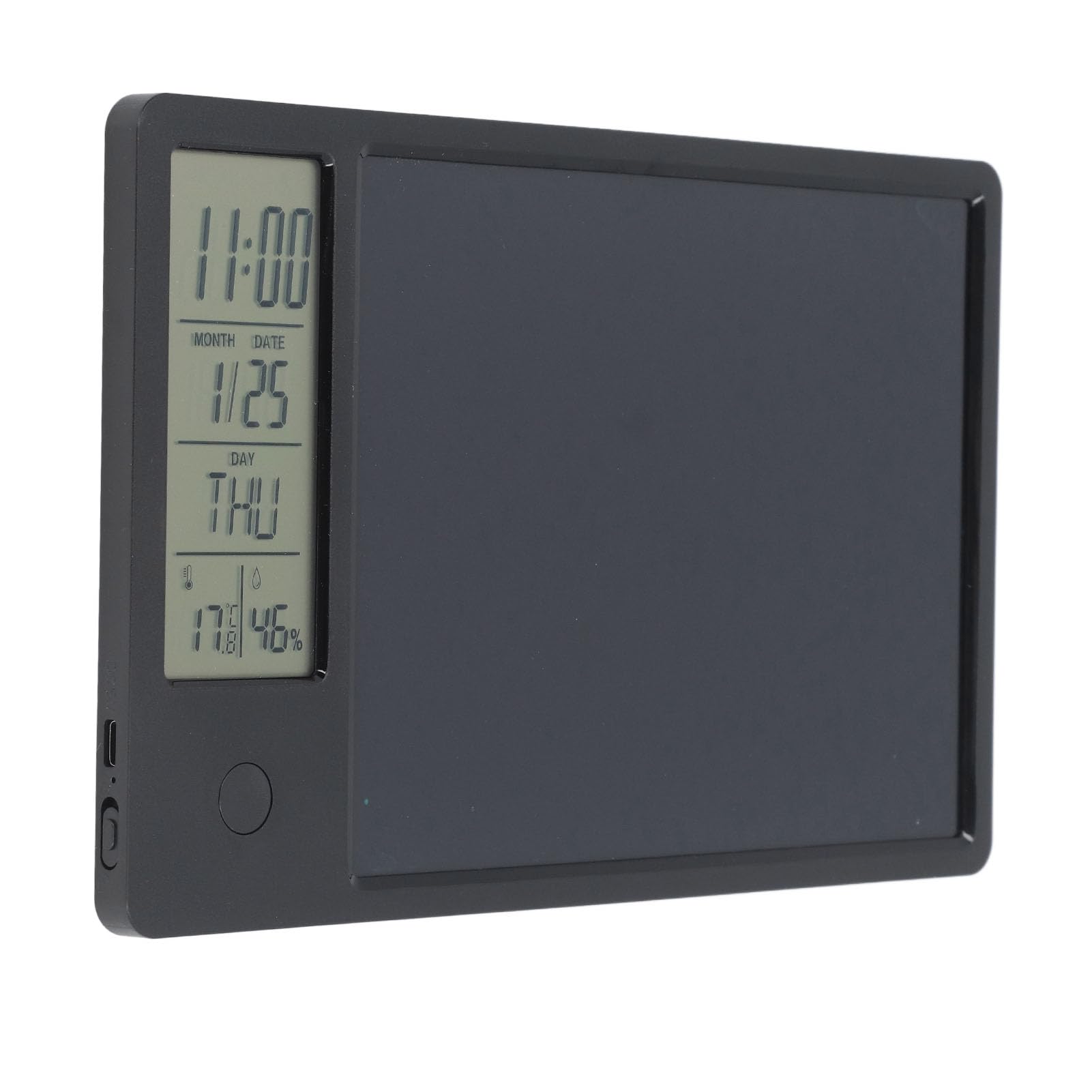 Calendrier de Tablette de Planificateur Numérique électronique avec Affichage de L'heure, de la Température et de l'humidité, Calendrier électronique Multifonctionnel pour le