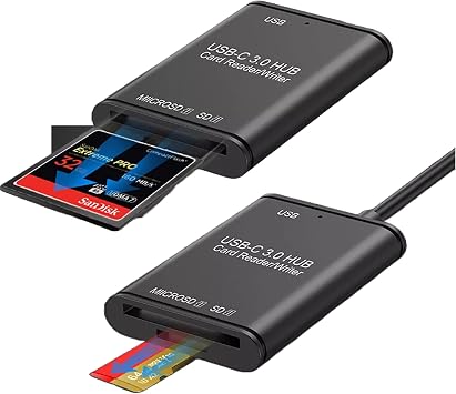 SANOXY USB C to SD Card Reader Writer OTG Adapter USB 3.0 Micro SD Memory Card Reader