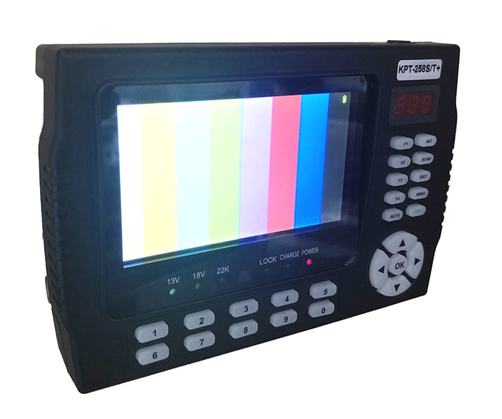 Pointeur Satellite KPT-258S / T DVB-S2 / T2 Satellite la télé Finder Recepes de TV HD Test de signal de compteur de récepteur satellite numérique vs ST-5150(KPT 258ST)