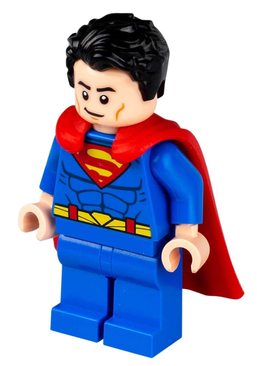 LEGO DC Superheroes Superman Minifigure with Rubber Cape, Blue