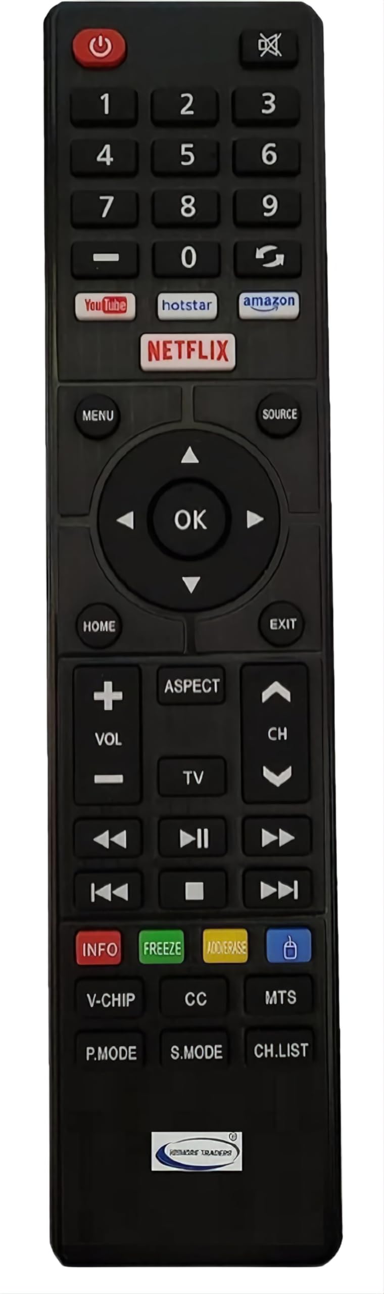 Kishore Traders Compatible Remote Control for Wisdom Share Smart Cloud Led Tv (Please Match Your Old Remote with Given Image for Work It Must Be Exactly Same As Shown in Image) (B0CMBVNQTT) Amazon Price History, Amazon Price Tracker