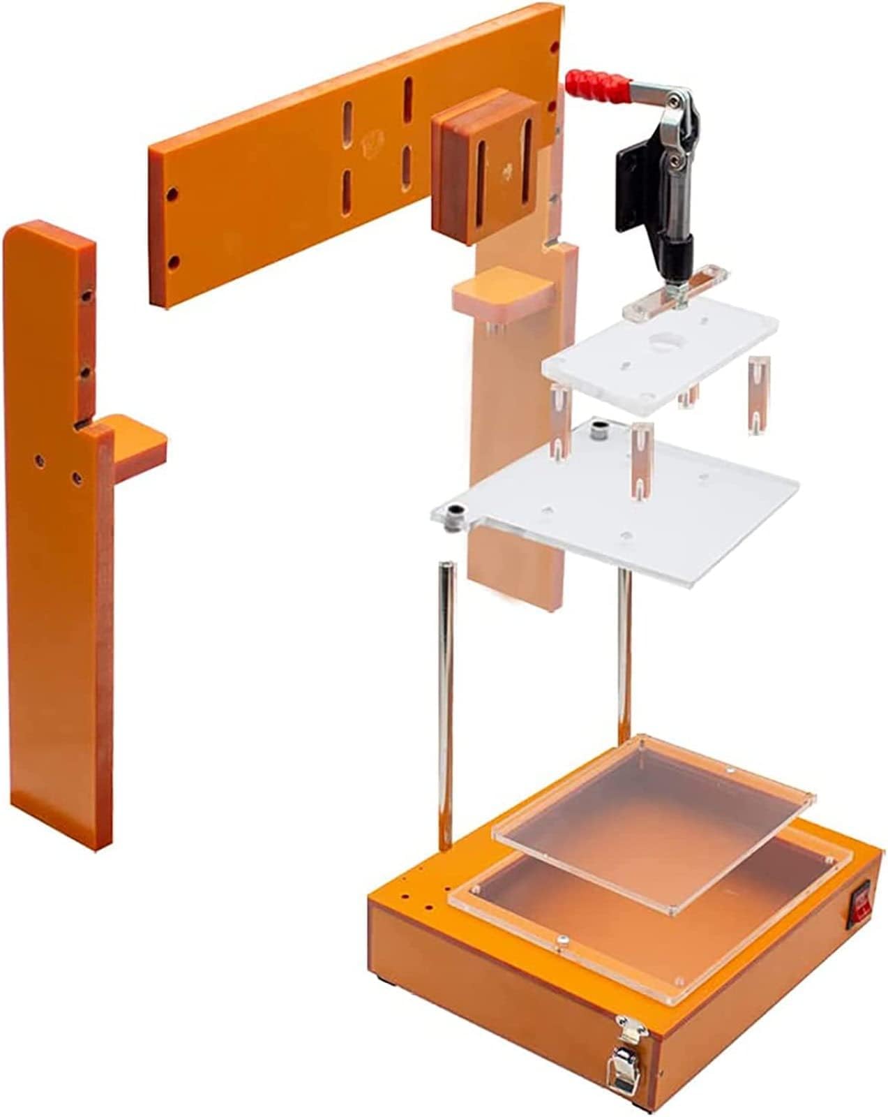 Soporte de Pruebas Universal para PCB con Recorrido de 60 mm; Herramienta de baquelita para Pruebas de circuitos DIY (Modelo Fc150-130-60) (Fc150)