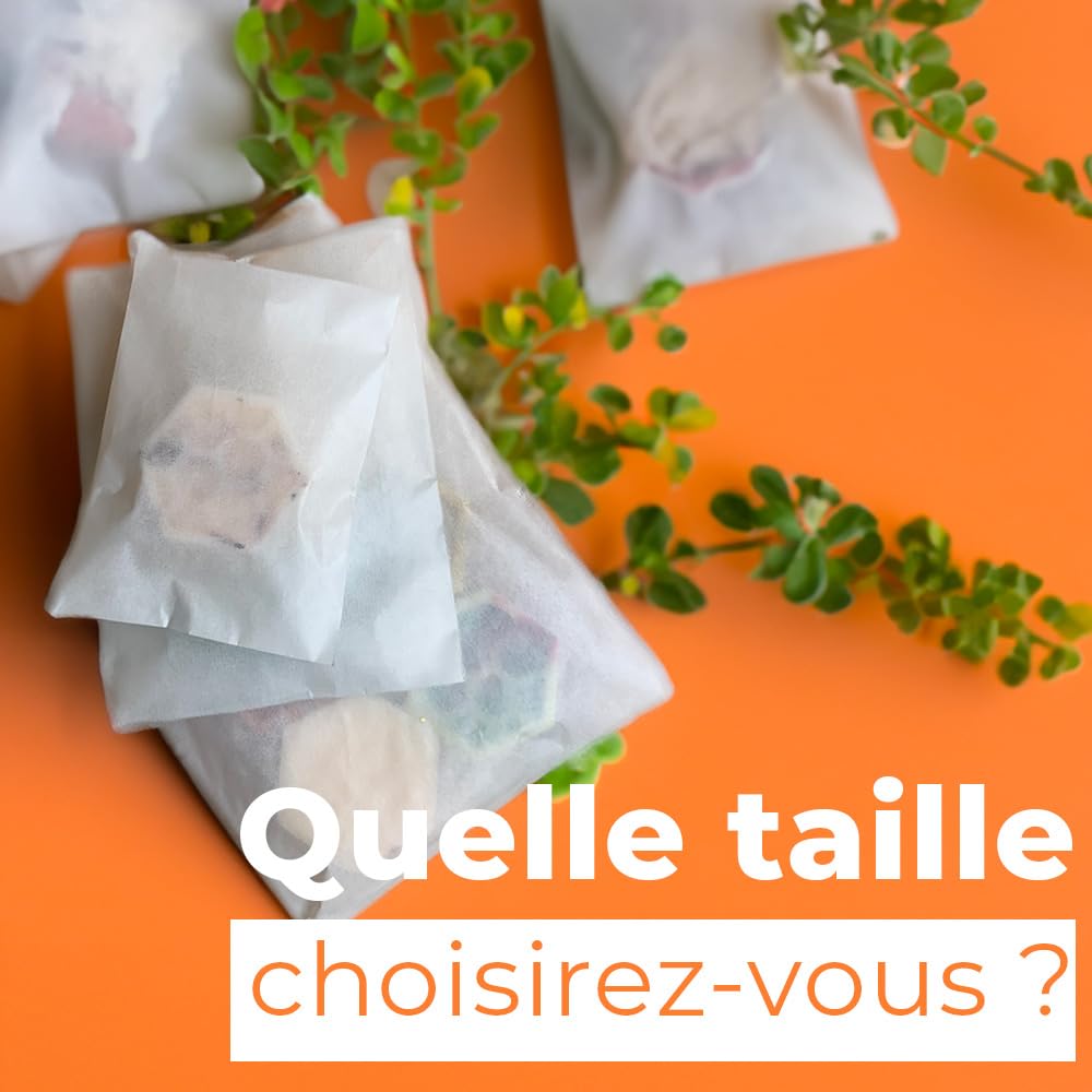 Simplelifeco 50 Sachets en Papier Glassine Autocollants 68 x 92 mm | Sachets en Papier Cristal Translucide Brillant