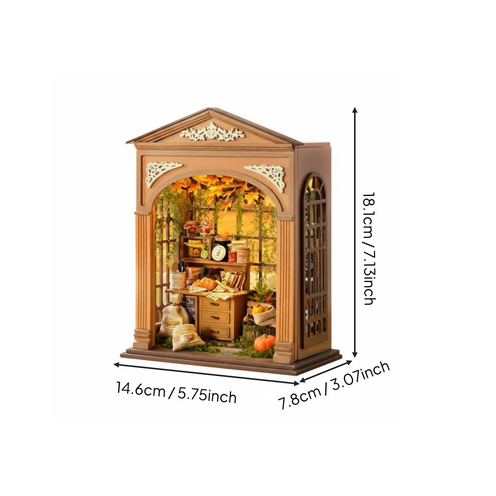 Jiuvaso Modellino Casa in Miniatura Kit Fai da Miniatura Stanza Mini Casa Artigianale Progetto Rilassante con Assemblaggio Manuale Adatto a Adulti Pazienti Hobbisti Decorazione