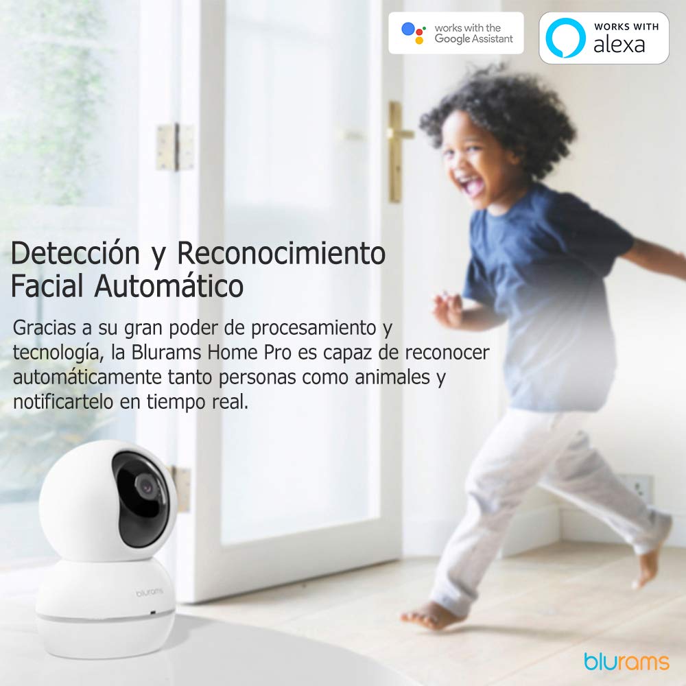 Blurams Snowman 1080p FHD kamera do monitoringu kopułkowa dwukierunkowa WiFi Det. Inteligentne powiadomienia w czasie rzeczywistym widok panoramiczny – Cruiser 360 (iOS i Android)
