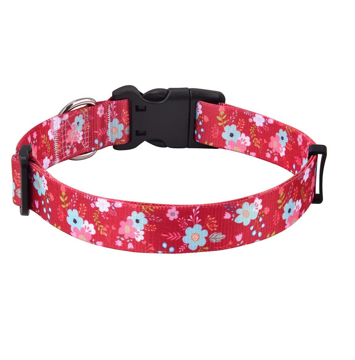 Mihqy Dog Collar for Mediuml Dogs Cute Small Medium Large Dog Pet Collar, with Floral Patterns - Image 2