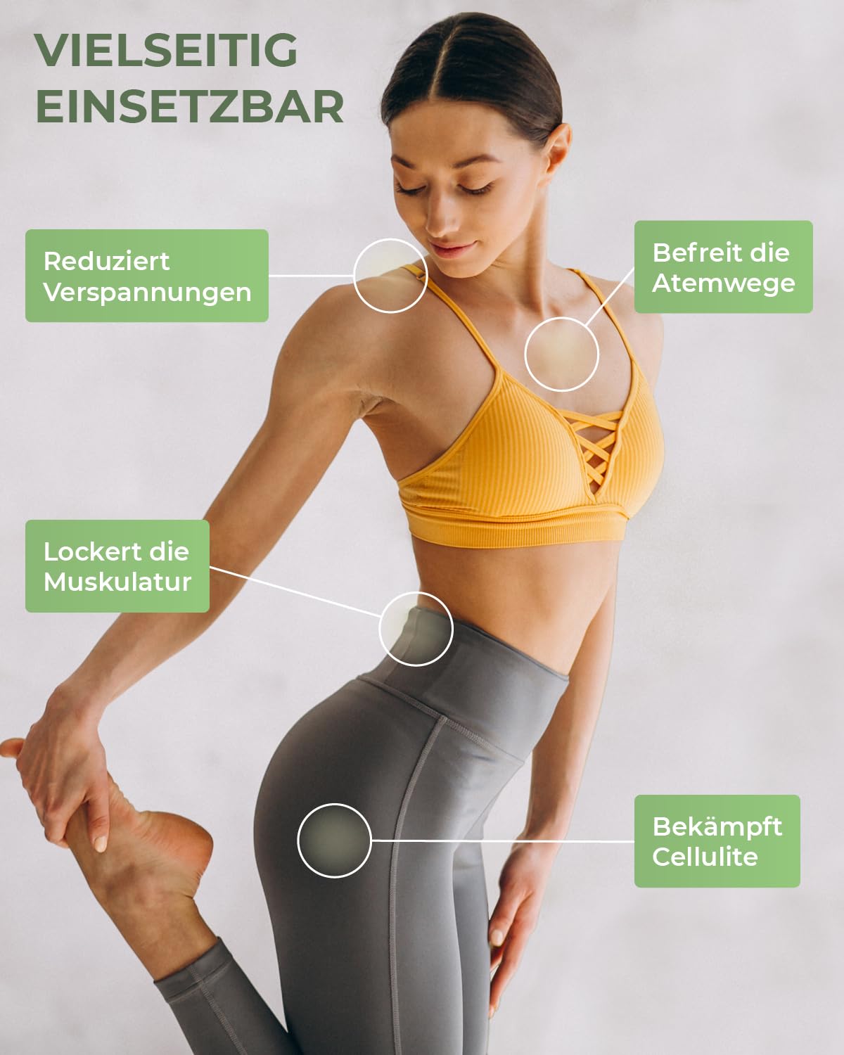 SENATOR (VIBRAX) Massage-Handgerät Professional 3 D, Flächen-Massagegerät mit 5 Aufsätzen für Rücken, Nacken, Schulter, Brust, Beine & Füße
