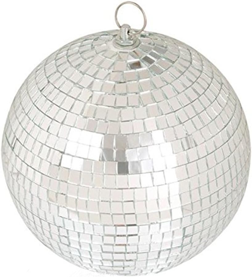 6" Disco Mirror Ball๏ผSilver