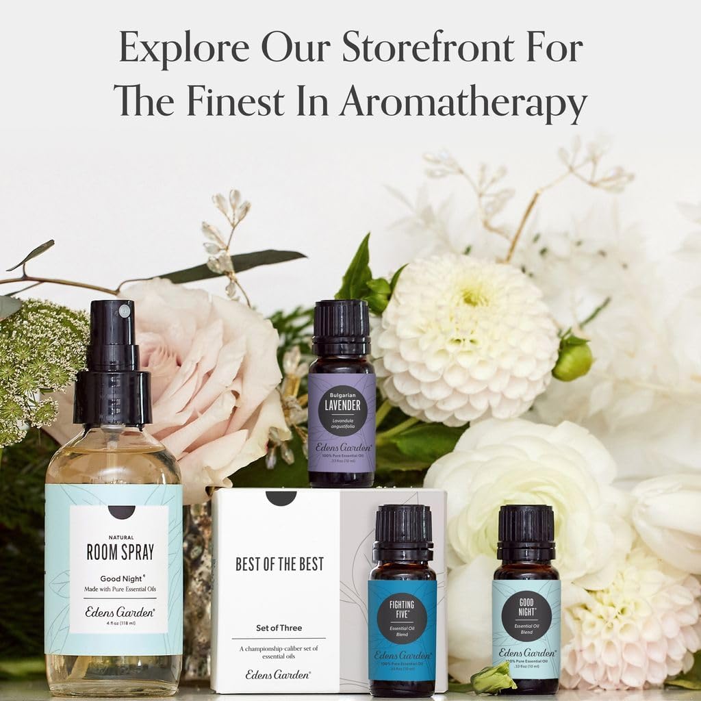 Edens Garden Essential Oils Best of The Best Roll-On 3 Set – 100% Pure Therapeutic Grade, Ready-to-Use Aromatherapy: Fighting Five, Good Night & Lavender Oil - for Skin & Home, 10 ml Roll-On/ 3 Pack - Image 5