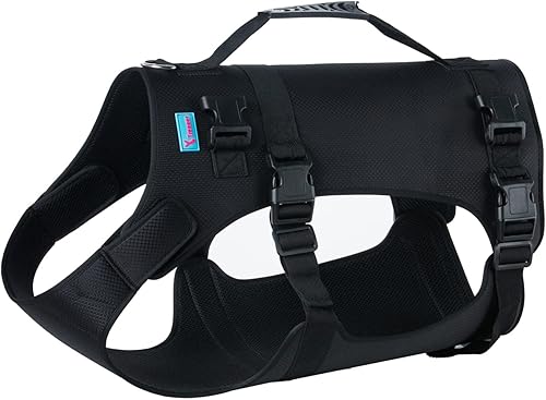 Miniatura 2 de Arnés de elevación para perros, chaleco de elevación de rehabilitación para perros, soporte y recuperación, correas de elevación ajustables