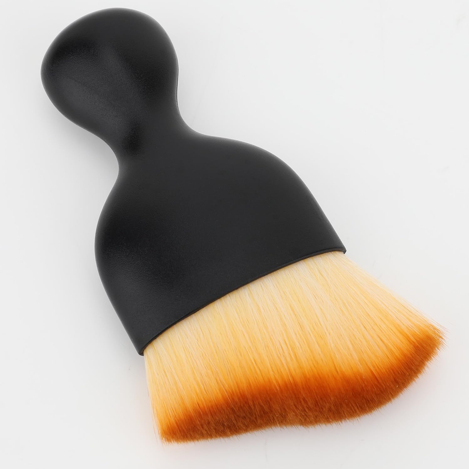 Car Detailing Brush, Soft Bristle Cleaning Brush, Scratch-Free Auto Duster Tool for Dashboard, Air Vents, Leather & Interior Cleaning (Black&Brown)-image-24