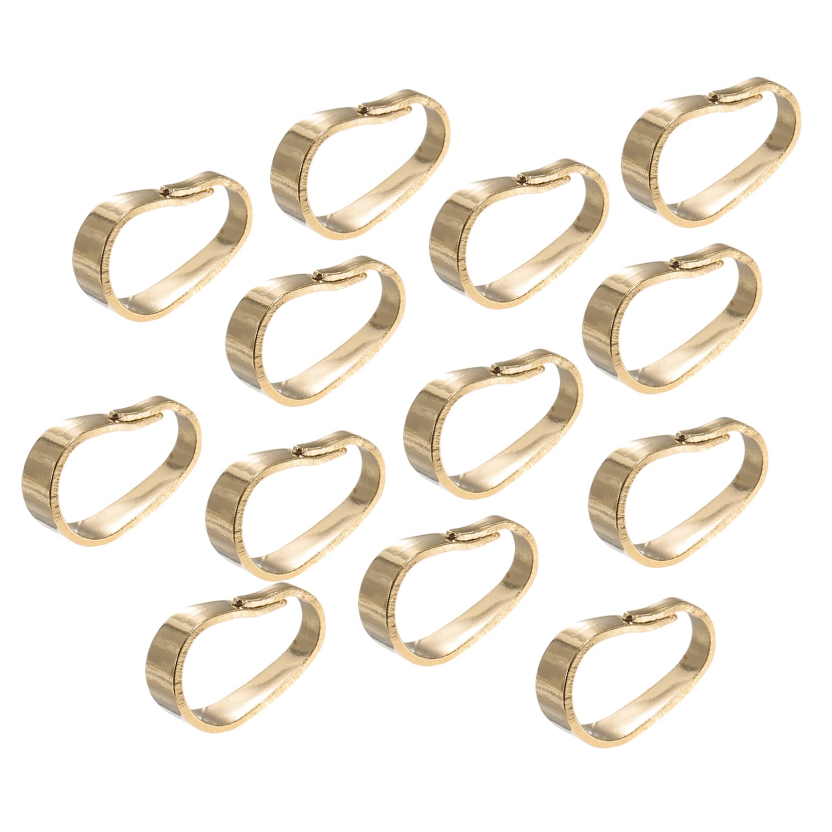 EXCEART 400piezas Claspes De Colgante Para Joyería Conectores De Pendientes Para Collares y Pulseras Accesorios De Bucle De Joyería Resistente y Duradero