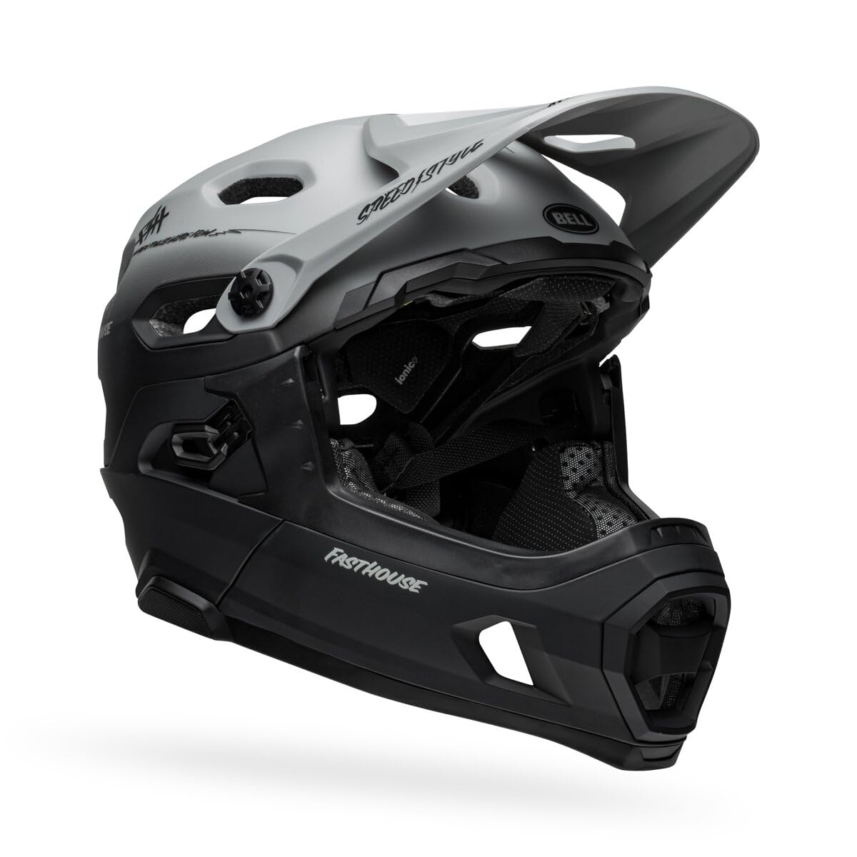 Bell Bike Super Dh Spherical Bicycle Helmets Fasthouse Taco Tuesday Matte/Gray/Black Large : Sports & Outdoors