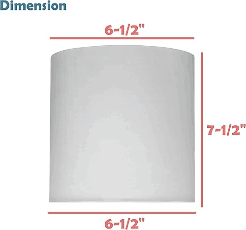 Miniatura 5 de Aspen Creative 58500A, Drum Uno - Pantalla para lámpara, marrón oscuro, parte superior de 6.5 pulgadas x 6.5 pulgadas inferior x 7.5 pulgadas de