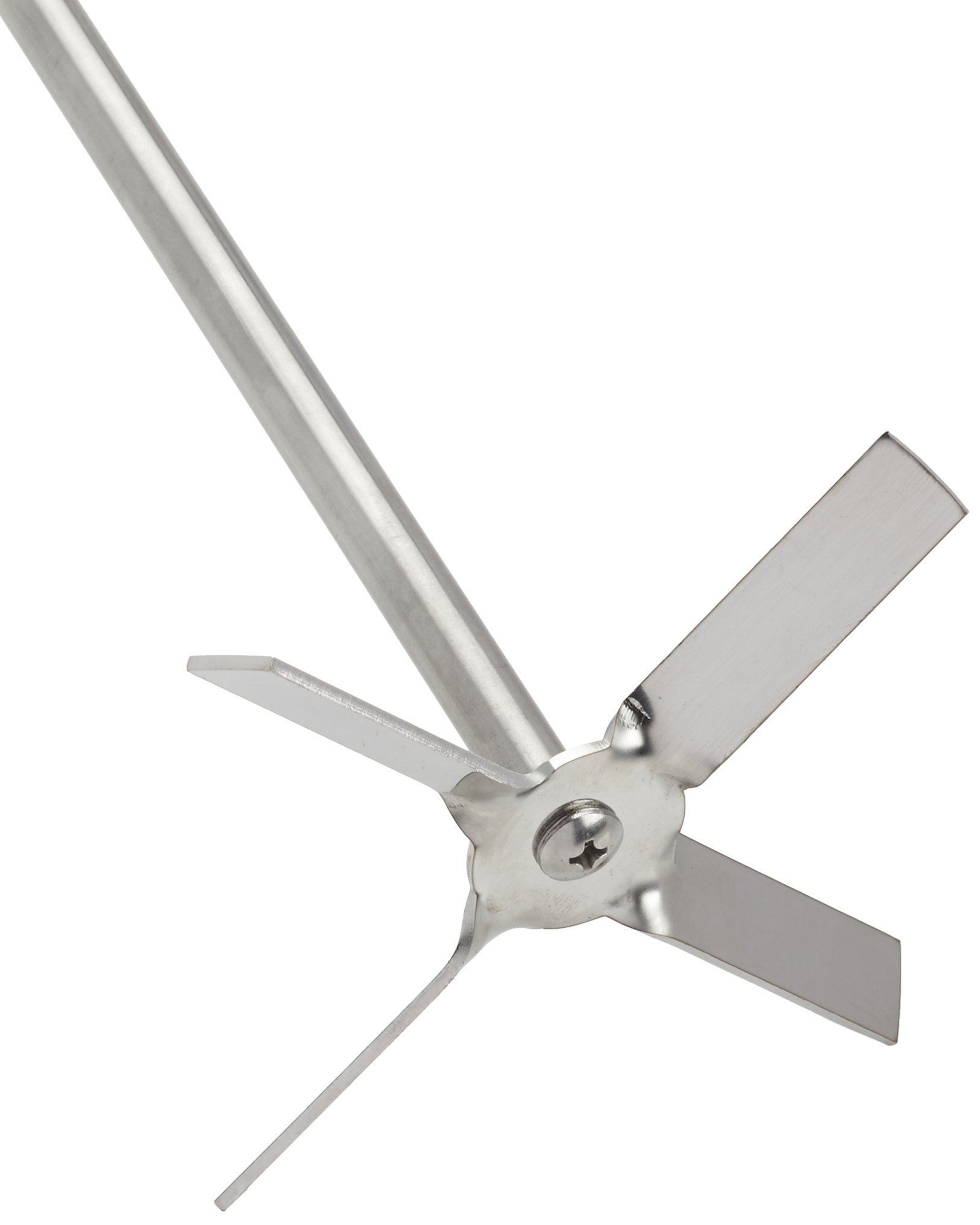 Hélice agitateur pl017 4 pales Ø100 mm, la barre Ø8 mm pour laboratoire de rührwerke HS et HT