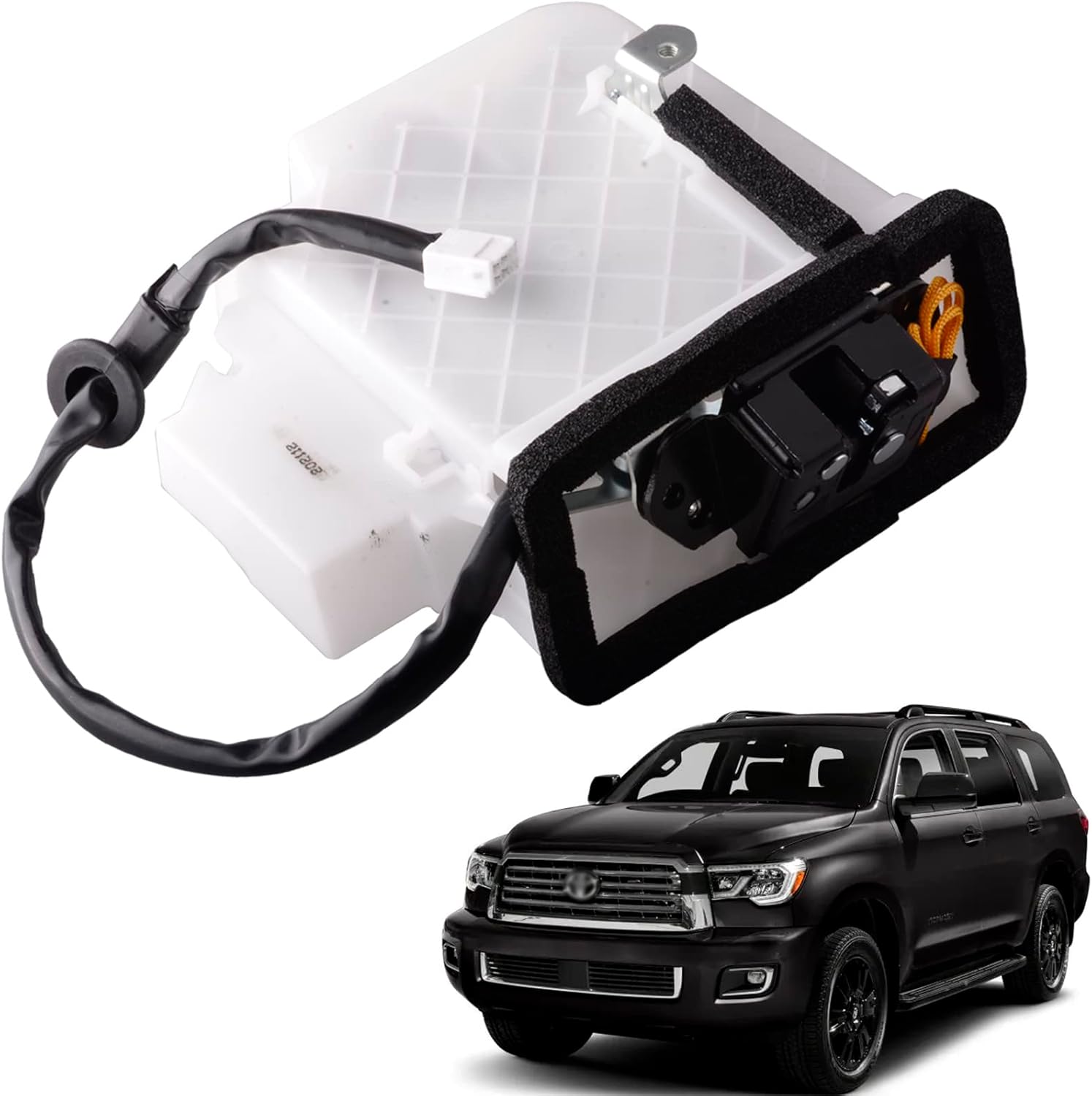 Liftgate Latch Actuator Assembly Compatible for Toyota Sequoia 2008-2021 Replace Rear Trunk Hatch Door Lock Actuator 69110-0C041