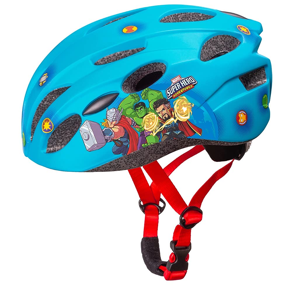 Seven Polska Unisex Youth Avengers Boys Bicycle Helmet, Multicoloured, One Size