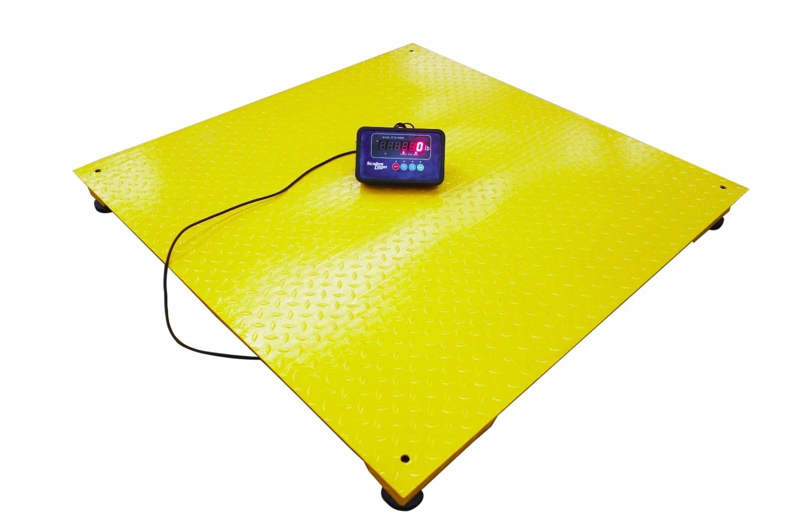 Heavy Duty 5,000 lb Floor Scale | 40x40 with Indicator : Industrial & Scientific