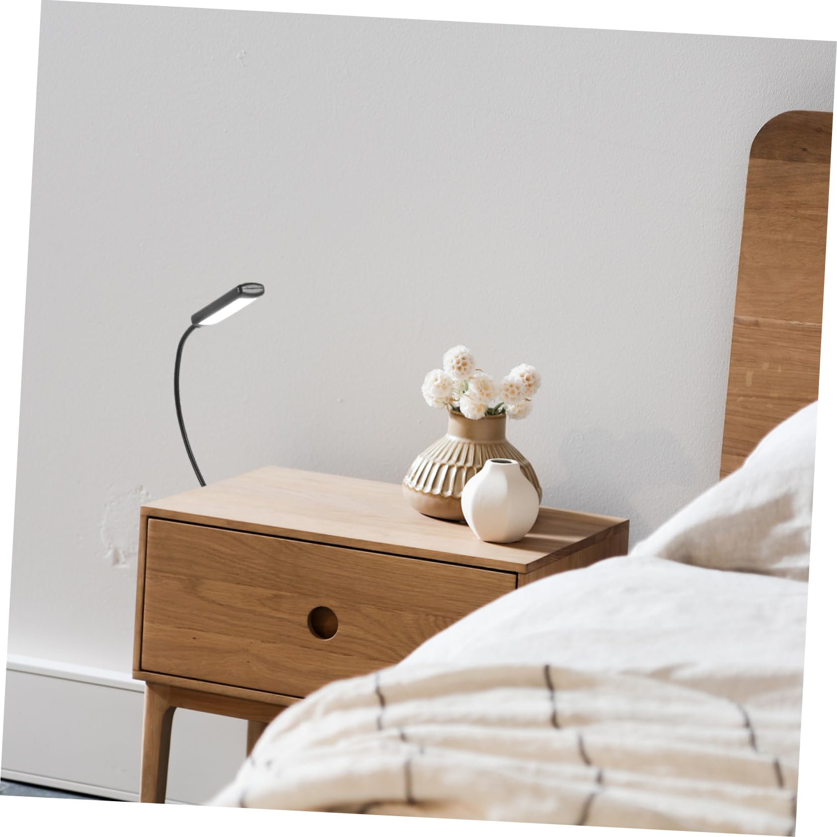 Tofficu Rechargeable Reading Book Light Clip on Led Music Score Lamp Eye Care Sturdy Black for Study Writing