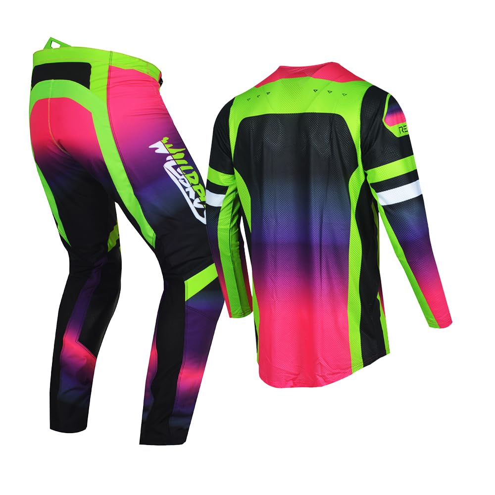 Juventud Niños‌ Pantalones Camiseta Combinación de Motocross Bicicleta MX Maillot Moto Motocicleta de Enduro