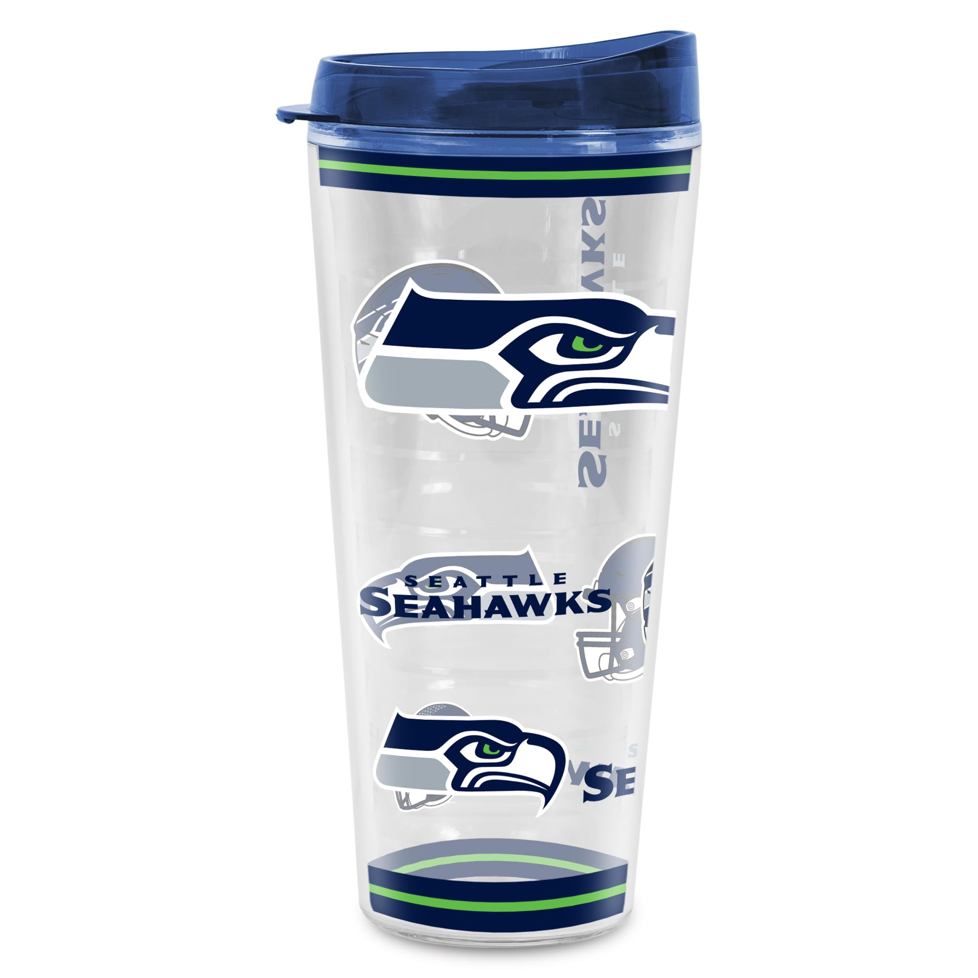 Rico Industries NFL Football Seattle Seahawks Double Wall 20oz Tritan Tumbler