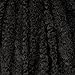 Alica 3 Packs Afro Kinky Marley Braids Hair Extensions Kanekalon Synthetic Twist Crochet Braiding Hair for Women 18 inchs (18