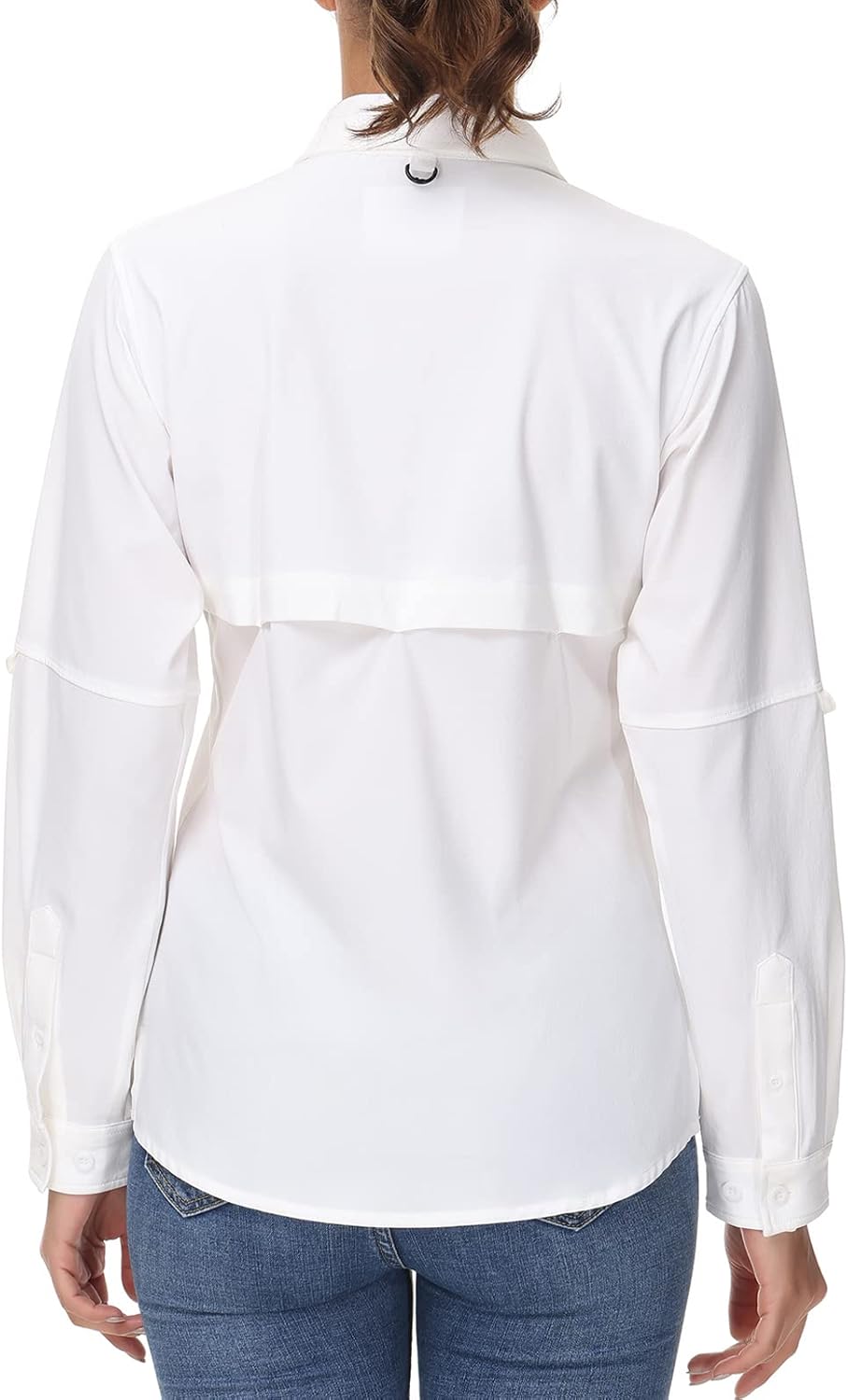 BASSDASH Women's UPF 50 Long Sleeve Fishing Hiking Button Down Shirt Performance Quick Dry FS21W - Image 2