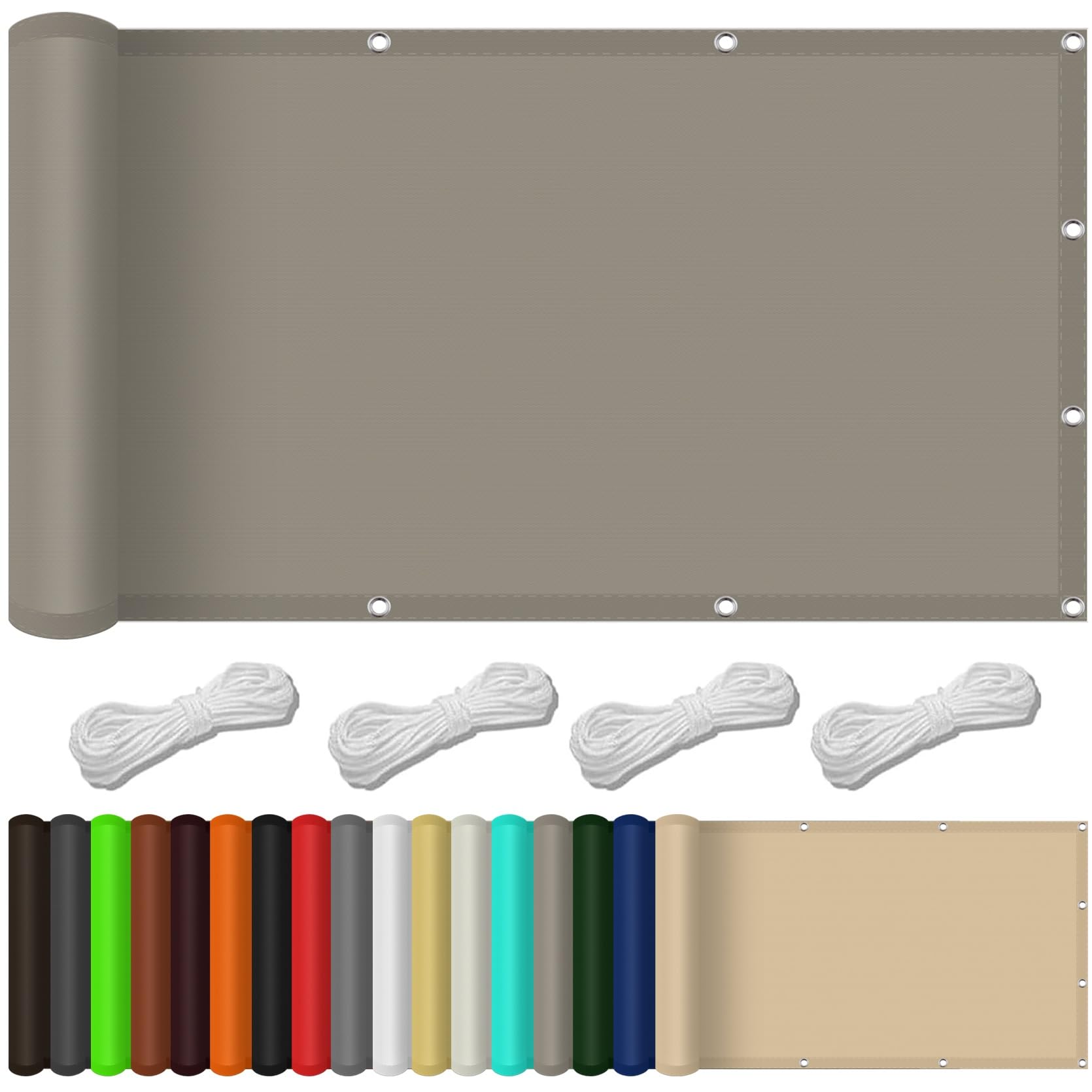 Pergola et toile ombrage taupe 4.8x5.4m pour un déjeuner ombragé sur la terrasse