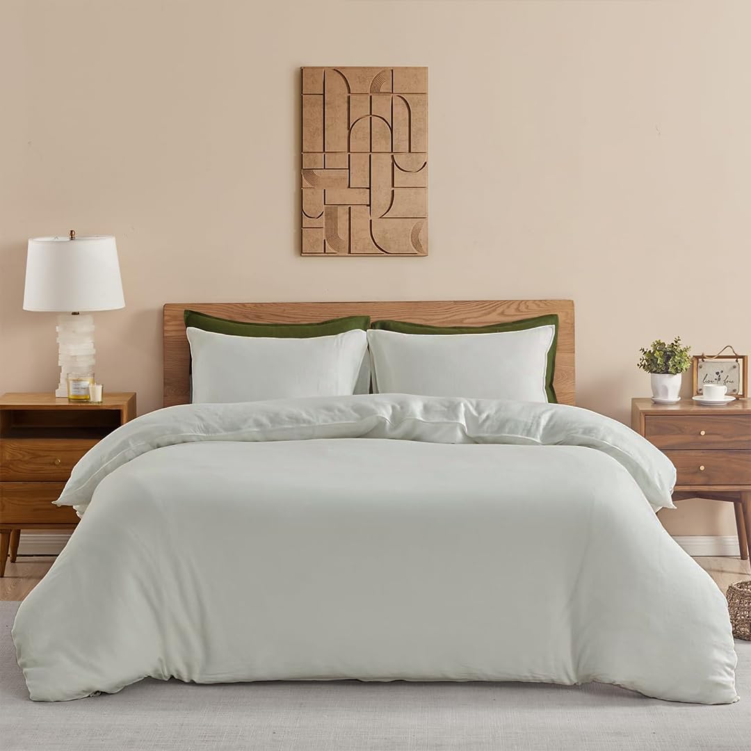 HOMEMONDE Queen Duvet Cover - Premium Cotton Stripe -7 HOMEMONDE Queen Duvet Cover - Premium Cotton Stripe -7