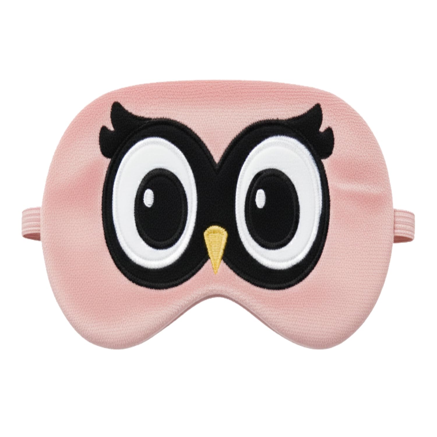 Shuddh Kaaya Cute Pink Owl Eye Mask for Sleeping - Soft Breathable Cartoon Character Sleep Mask - Light Blocking Travel Eye Cover with Comfortable Elastic Strap for Girls, Kids & Women (Pack of 1)-picture-10