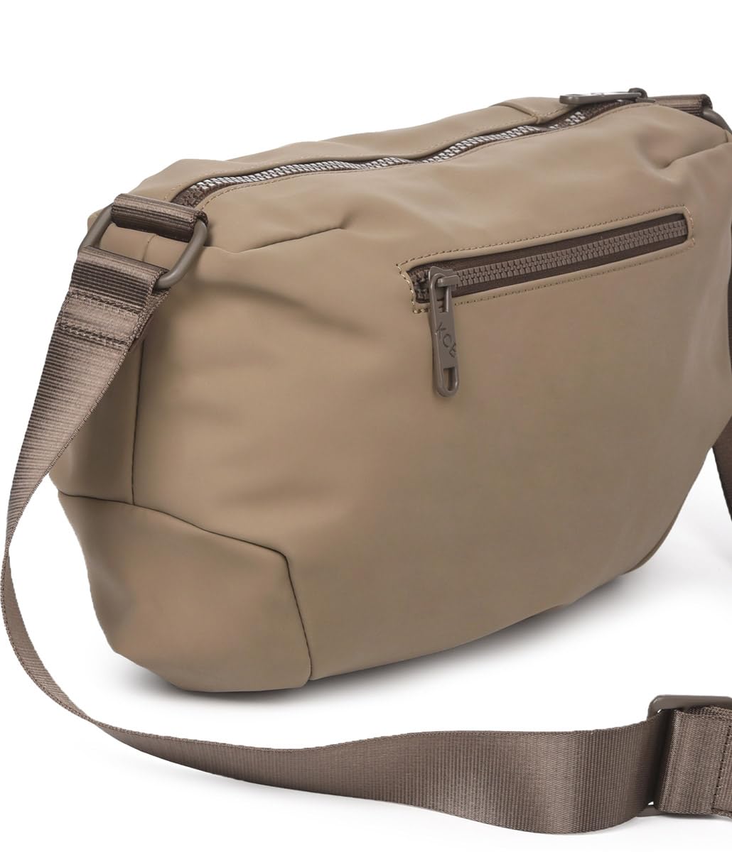 KCB Bandolera Grande Cord | Gran Capacidad y Organización | Bolsillos Multiusos con Cremallera | Material Resistente | Asas Ajustables | 100% Vegano