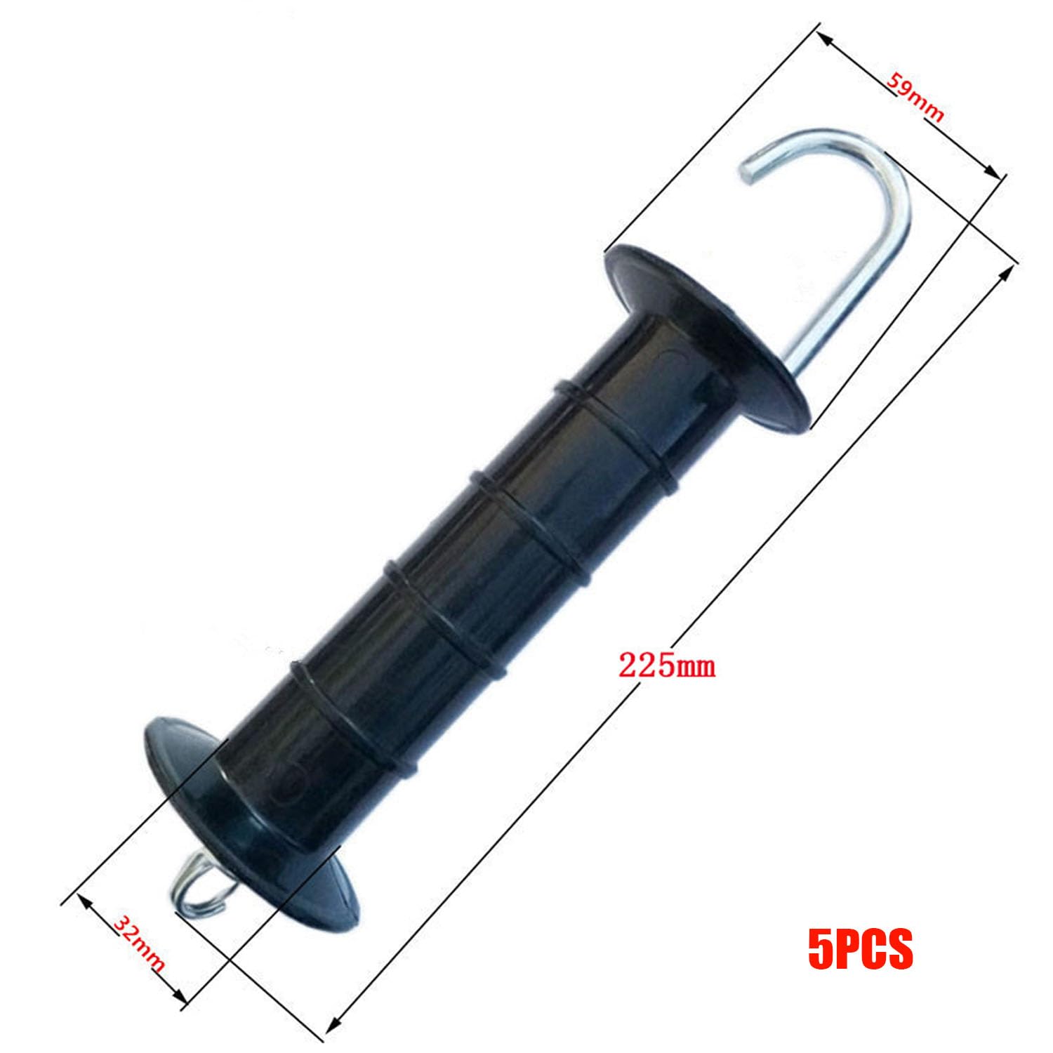 ANBOO 5Pcs Electric Fence Gate Handles, Easy to Grip Electric Fencing Insulated Gate Break Handles - Image 2