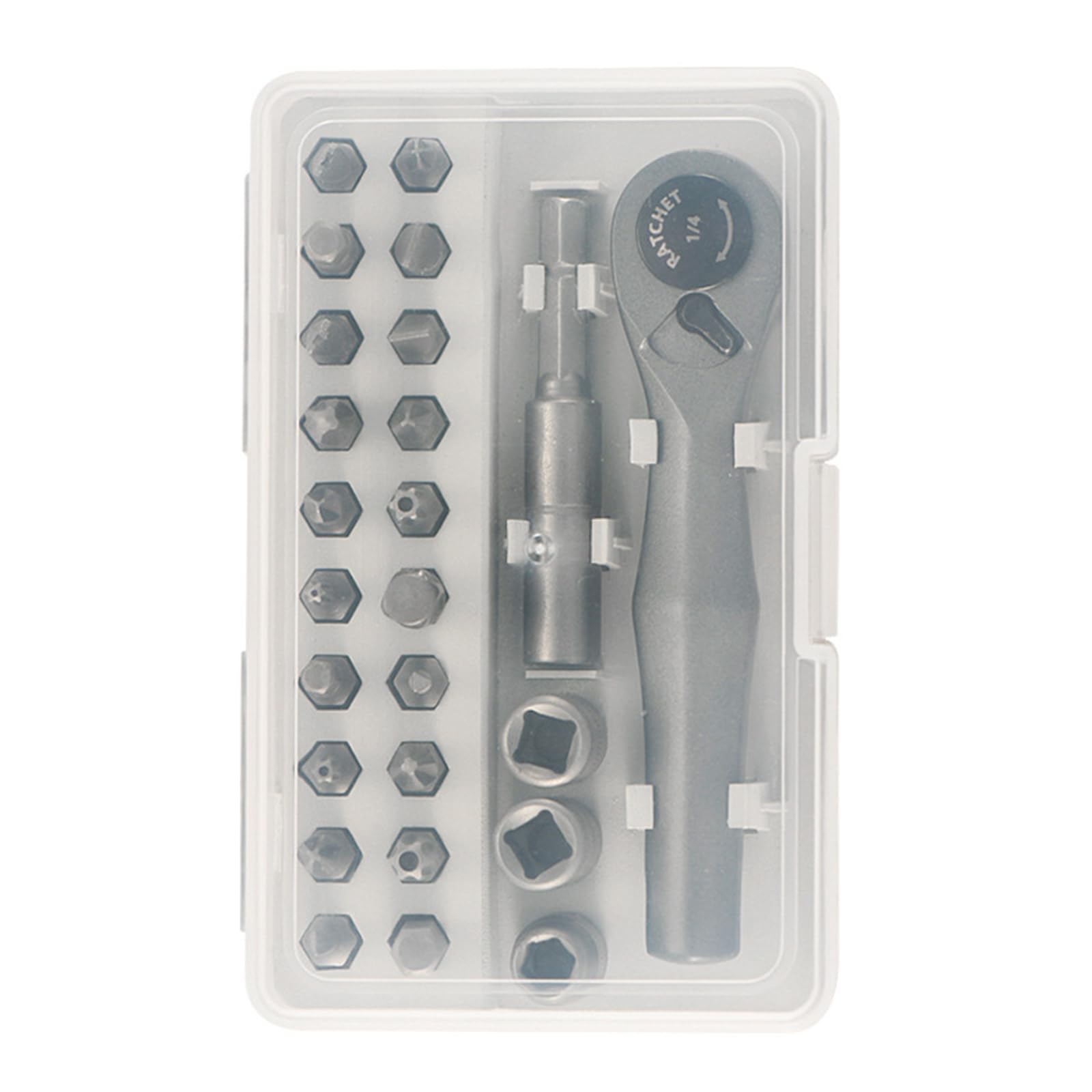 25 in 1 Professional 72 Tooth Torques Ratchets Wrench Quick Releases Ratchets Wrench Extension for Automotive Repair