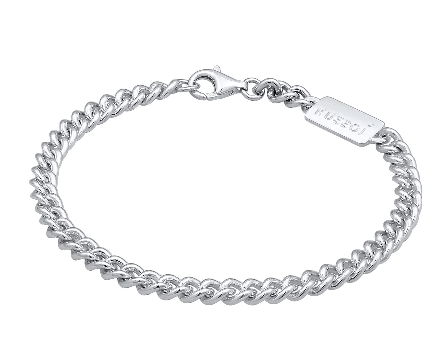 Zilveren geoxideerde vossenstaart armband met karabijn | Mostert Juweliers Zilveren geoxideerde vossenstaart armband met karabijn | Mostert Juweliers