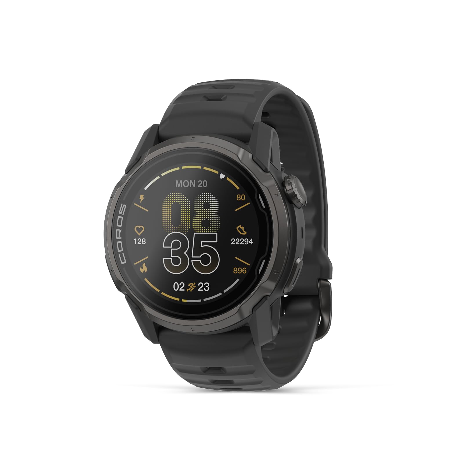 COROS APEX 4 (42mm) Watch 1.2" MIP Touchscreen, Global maps with Turn-by-Turn Navigation, 34 Days Battery Life, Voice Pins, and Hands-Free Calls, for Running, Skiing, and Climbing - Black