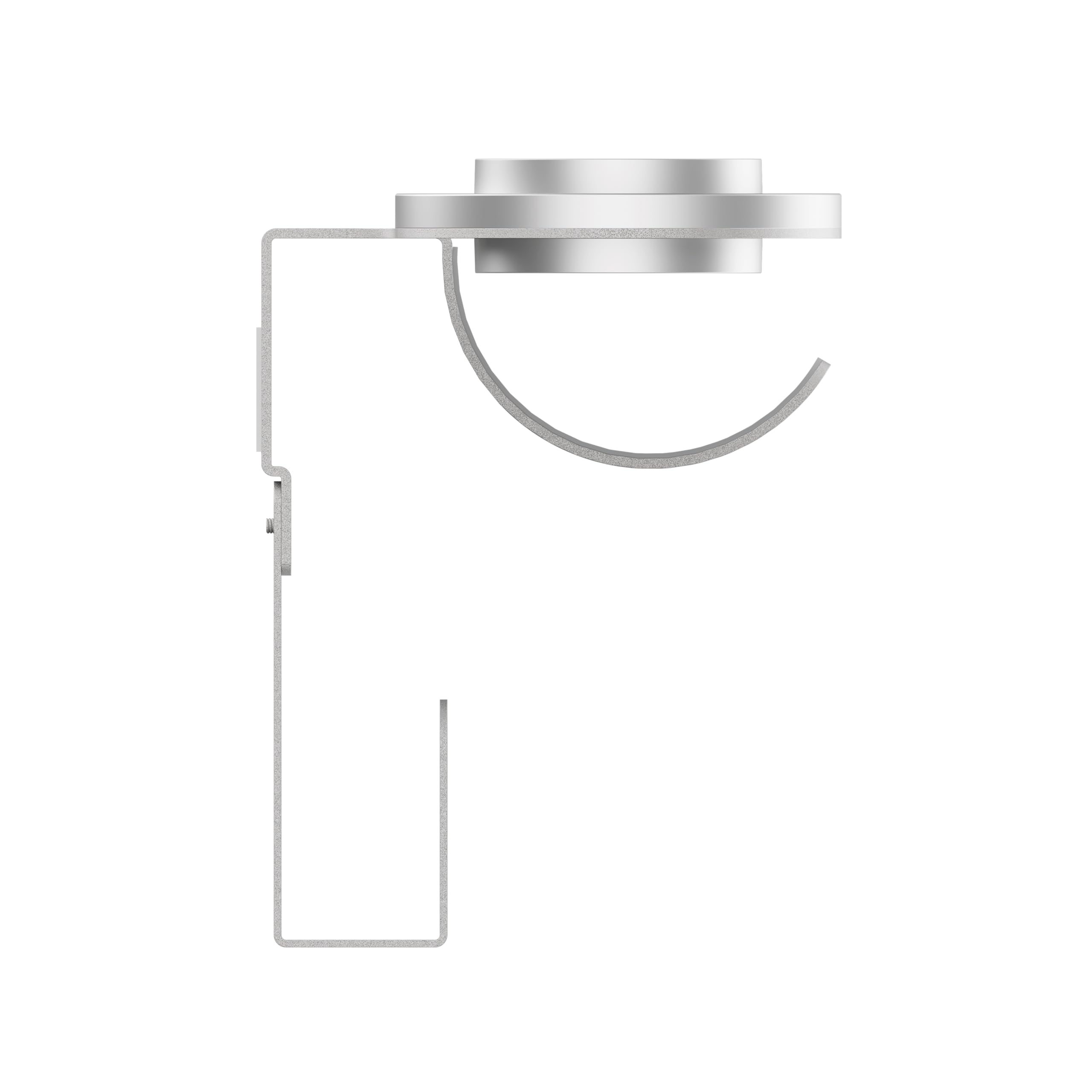 PureMounts Haardrogerhouder voor Dyson Supersonic, staal, grijs, één maat