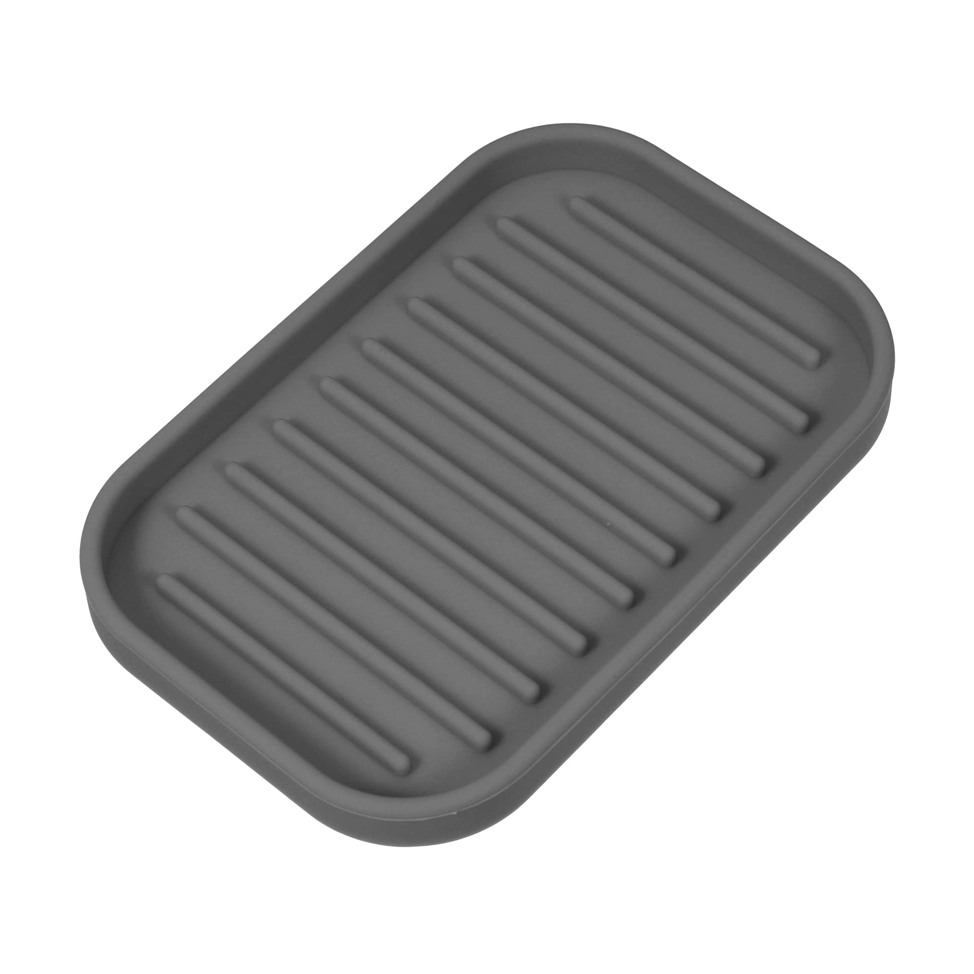 Rangement de savon pour la cuisine et la salle de bain en silicone VOCOSTE gris