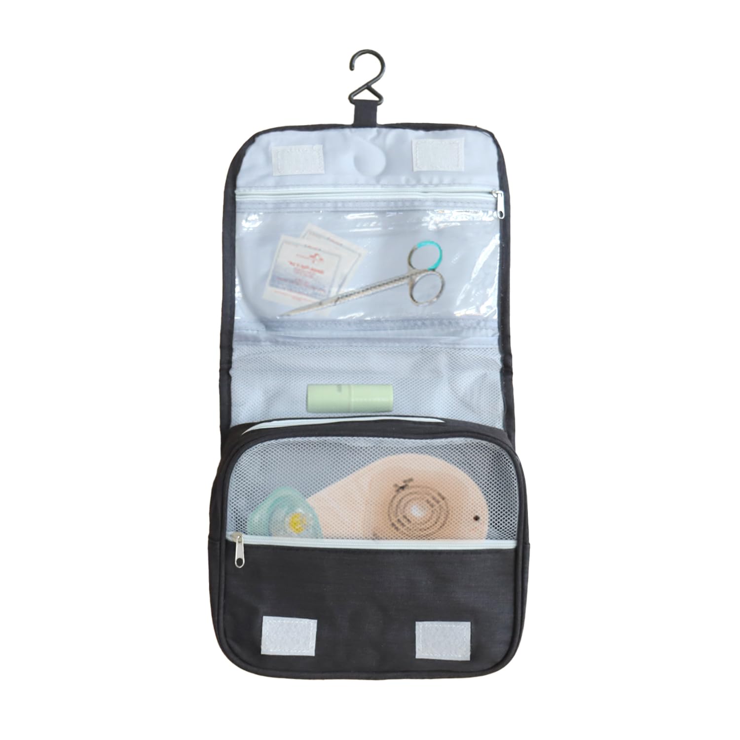 welsoon Ostomy Travel Bag Hanging Ostomy Supplies Bags for Ostomy Colostomy Ileostomy Ostomy Pouch Accessories