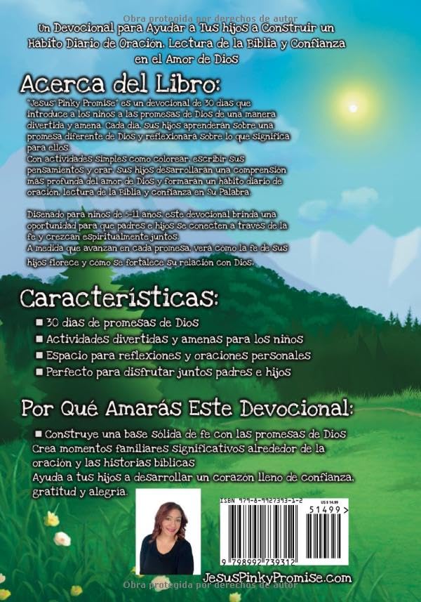 Jesus' Pinky Promise: 30 Dias de las Promesas de Dios para Ninos (Spanish Edition) - Image 2