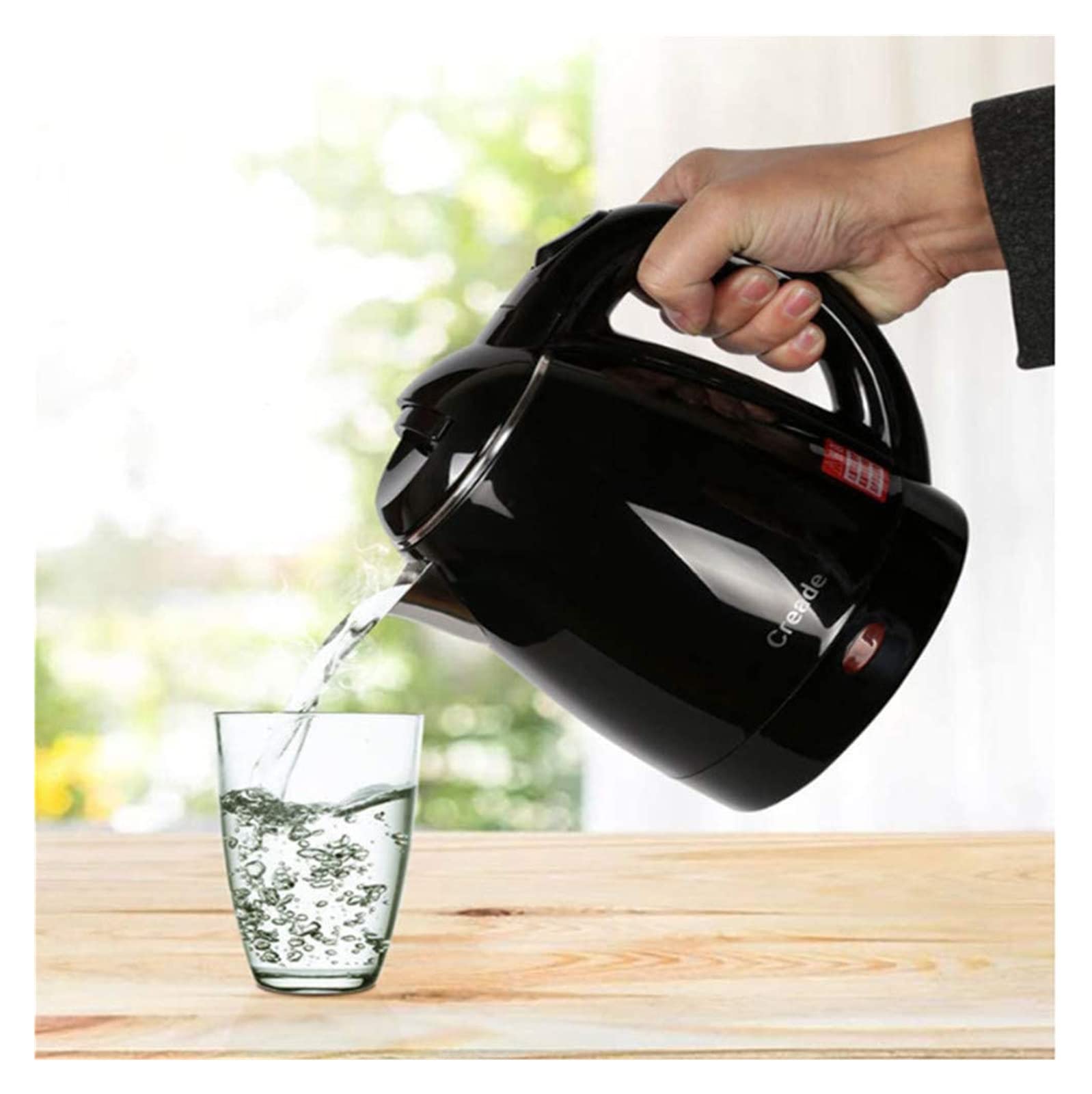 Hervidor eléctrico de café de preparación rápida, hervidor de agua con silbato, autoapagado, autoprotección en seco antiquemaduras, termo de temperatura constante The New
