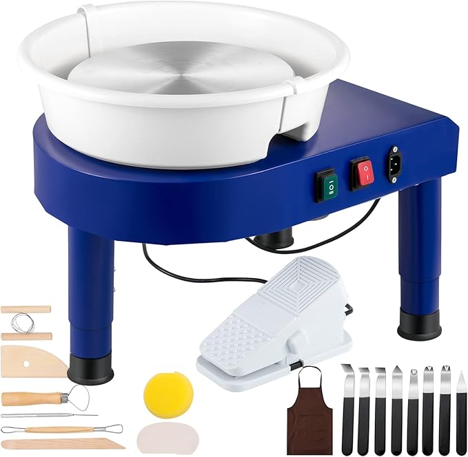 VEVOR Pottery Wheel, 11in Ceramic Wheel Forming Machine, 0300RPM Speed